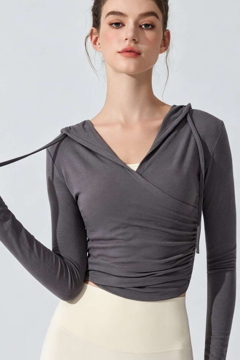 The Poise Wrap Hoodie — AVLETICA