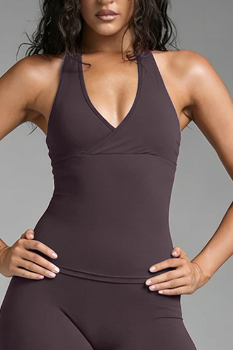 The Silhouette V-Neck Top — AVLETICA