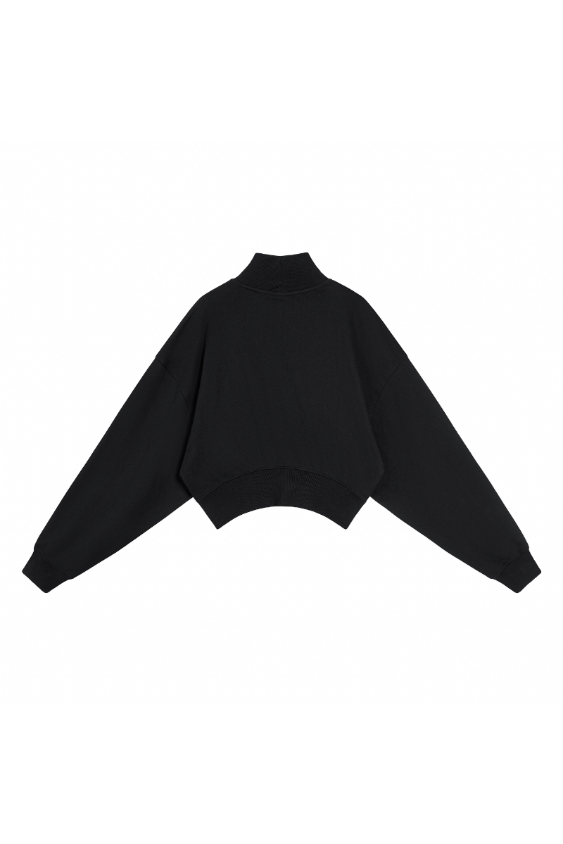 The Off-Duty Cropped Mockneck — AVLETICA