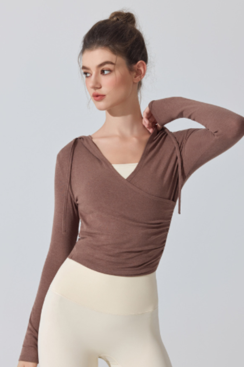 The Poise Wrap Hoodie — AVLETICA