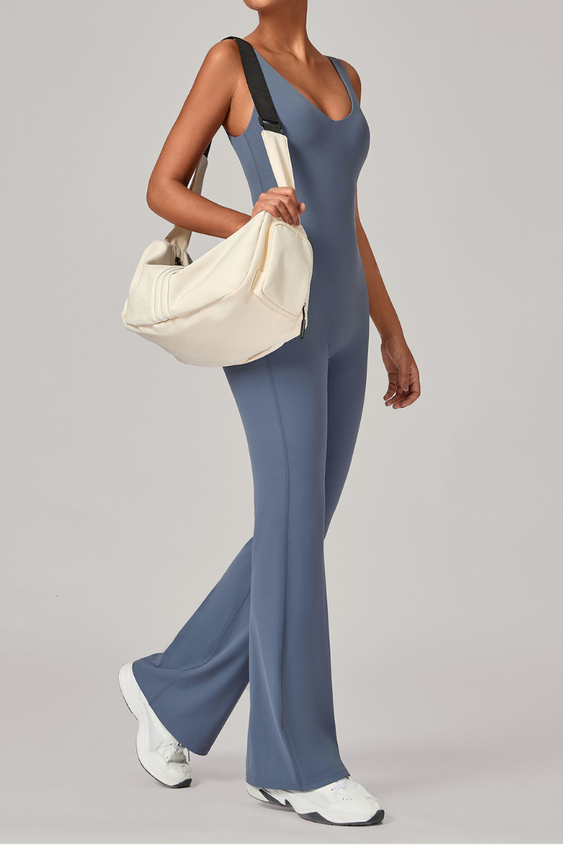The Effortless Backless Jumpsuit — Women's — AVLETICA