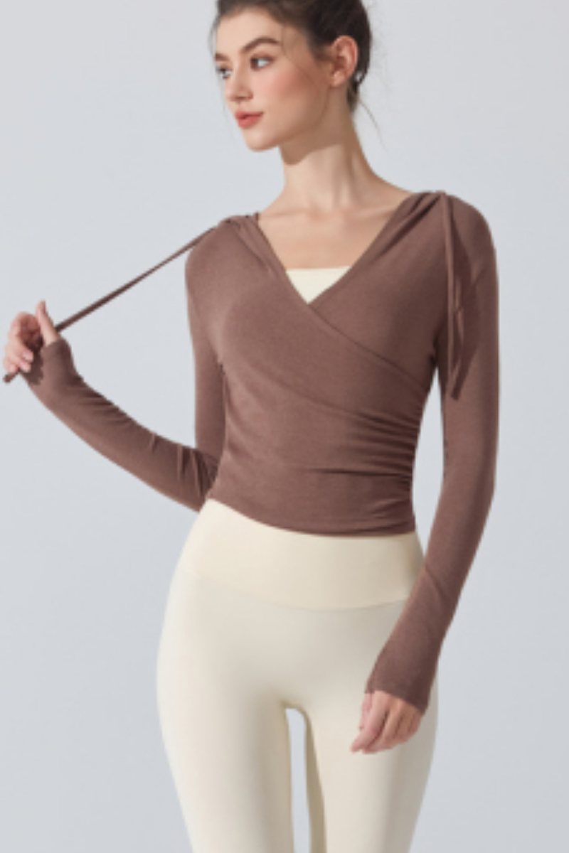 The Poise Wrap Hoodie — AVLETICA