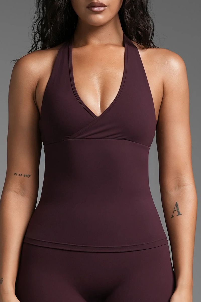 The Silhouette V-Neck Top — AVLETICA