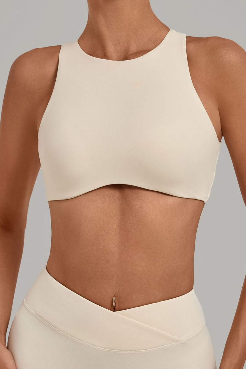 The Balance High Neck Sports Bra — AVLETICA