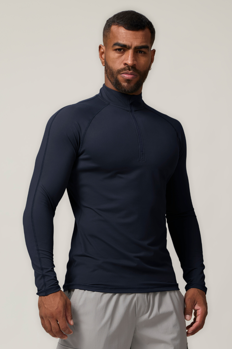 Avletica Half-Zip Performance Tee — Men's