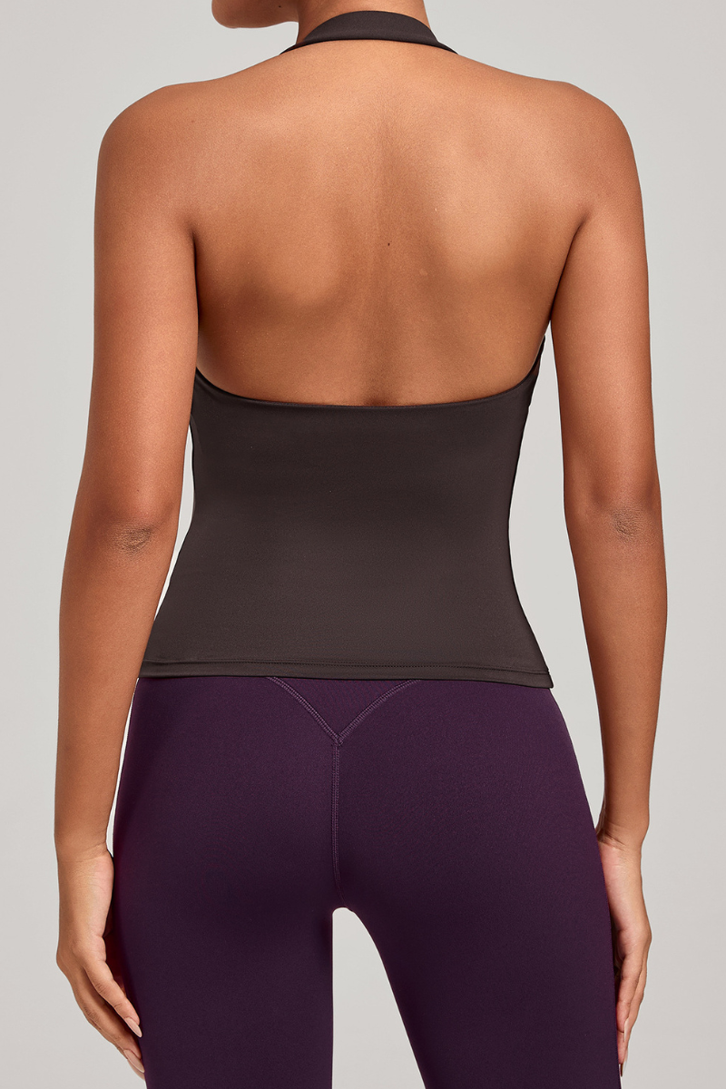 The Effortless Halterneck Top — AVLETICA