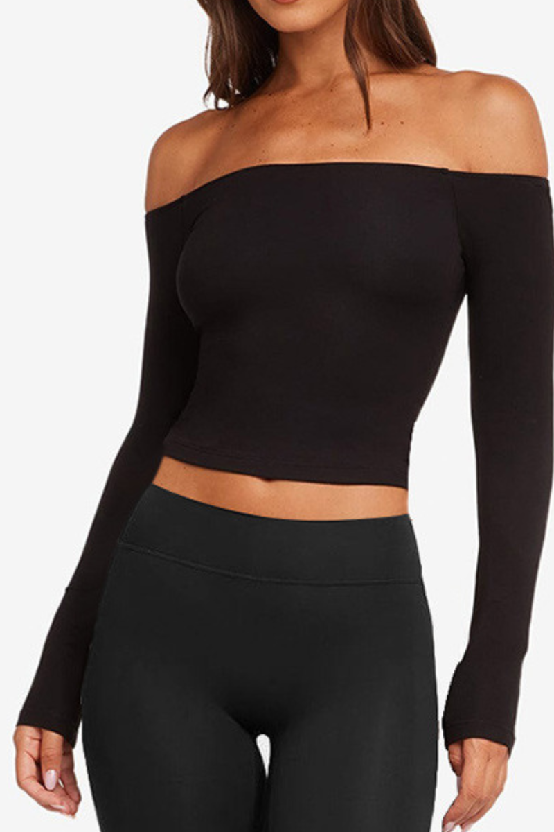The Studio Layer Cropped Long-Sleeve Top — AVLETICA