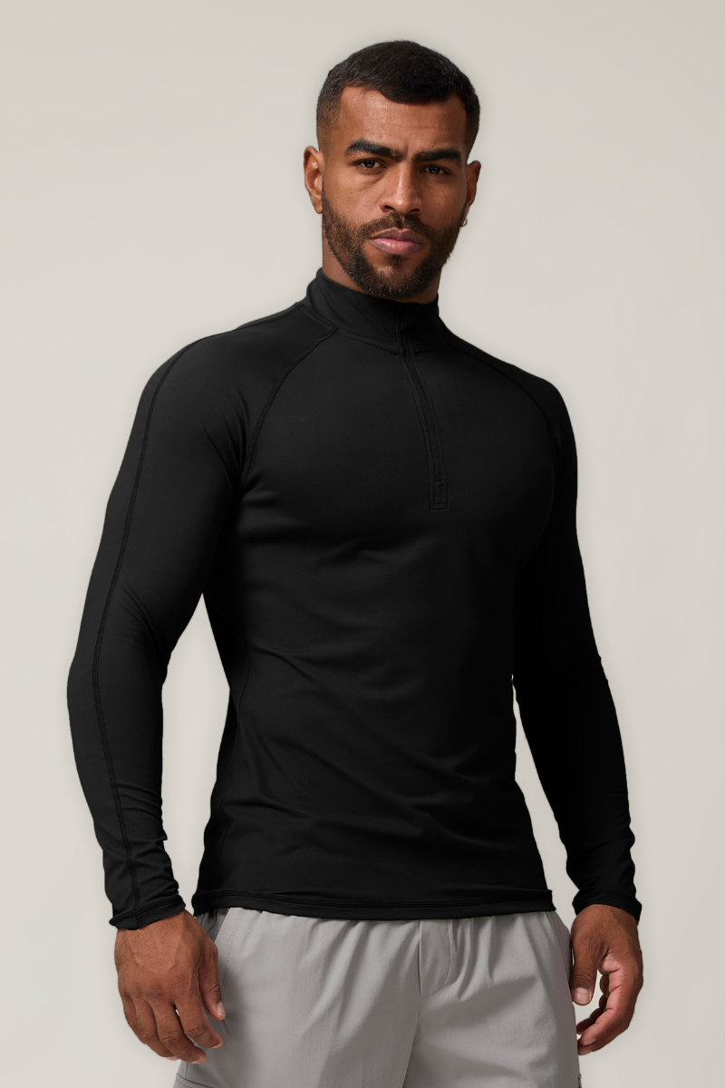 Avletica Half-Zip Performance Tee — Men's