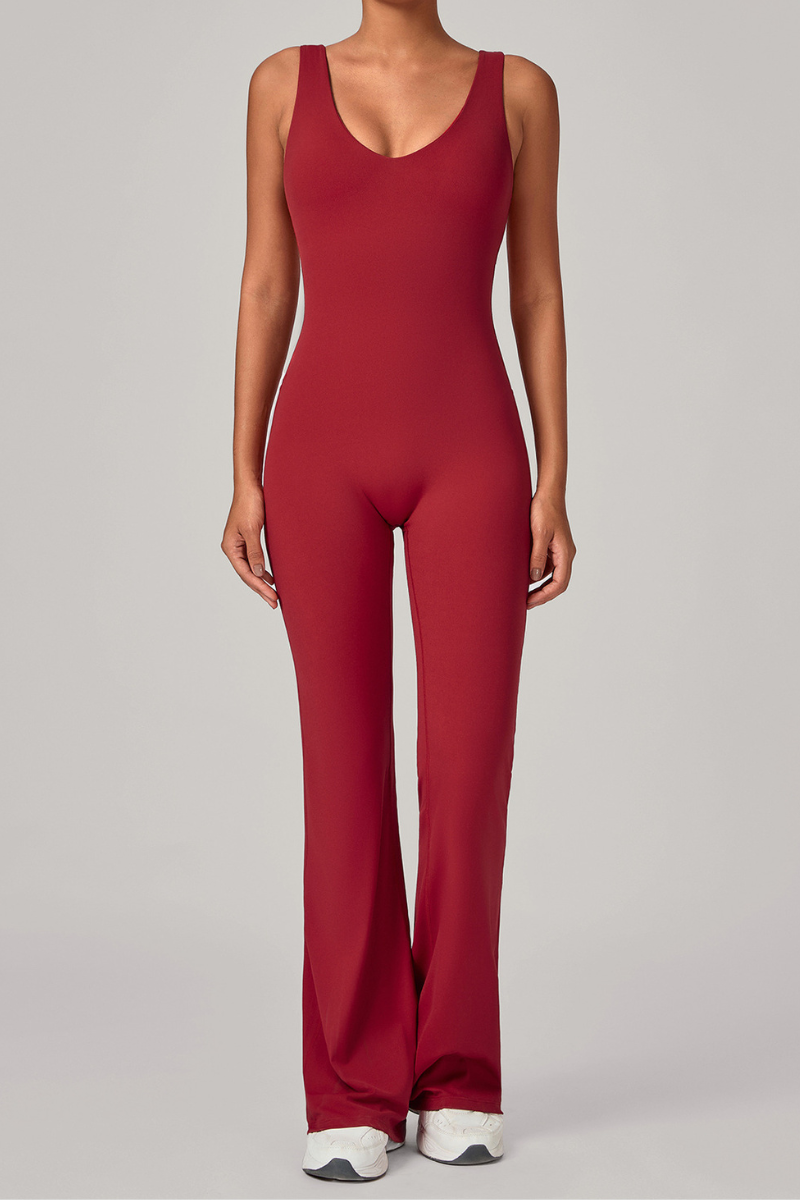 The Effortless Backless Jumpsuit — Women's — AVLETICA