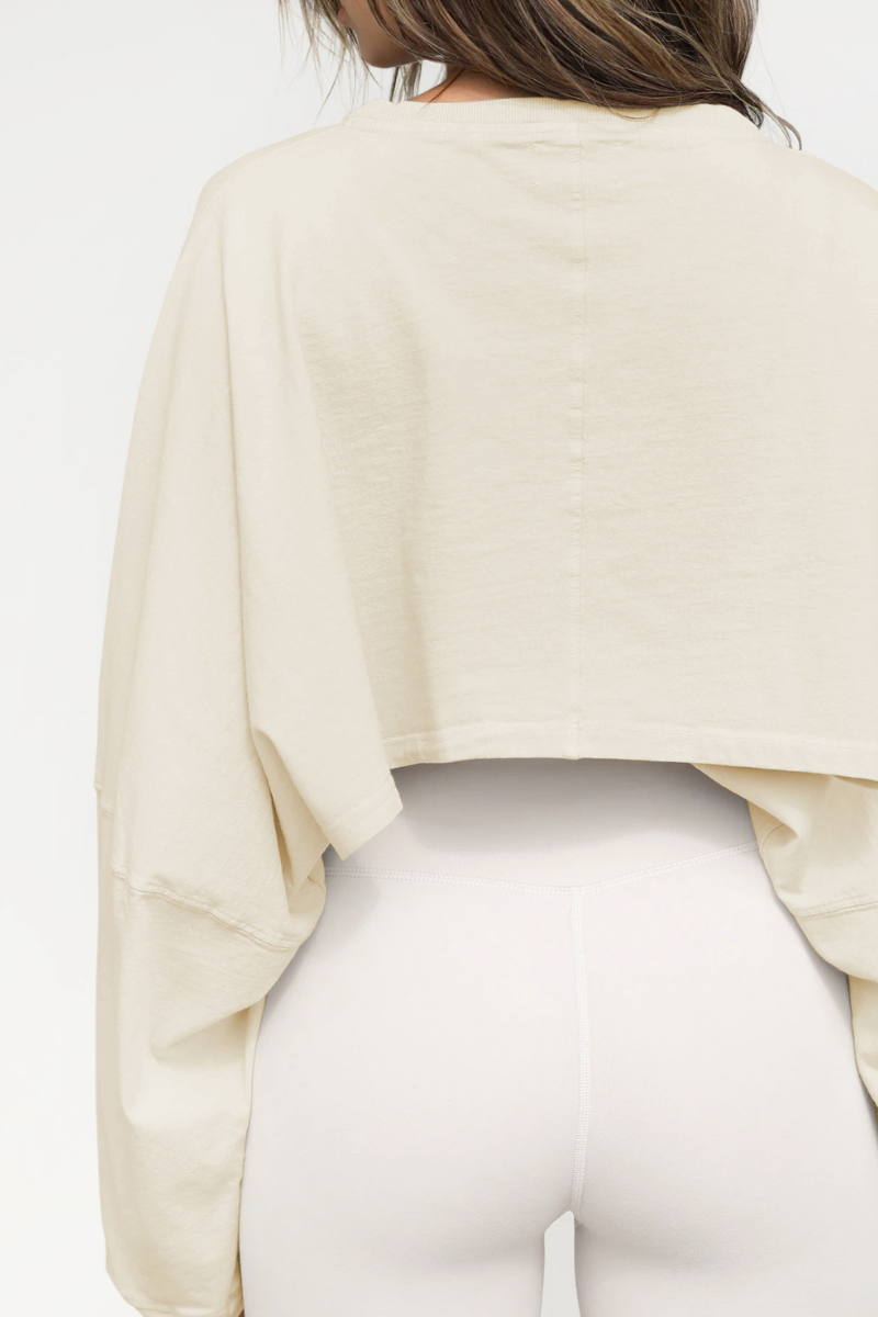 The Studio Layer Long Sleeve Cropped — AVLETICA