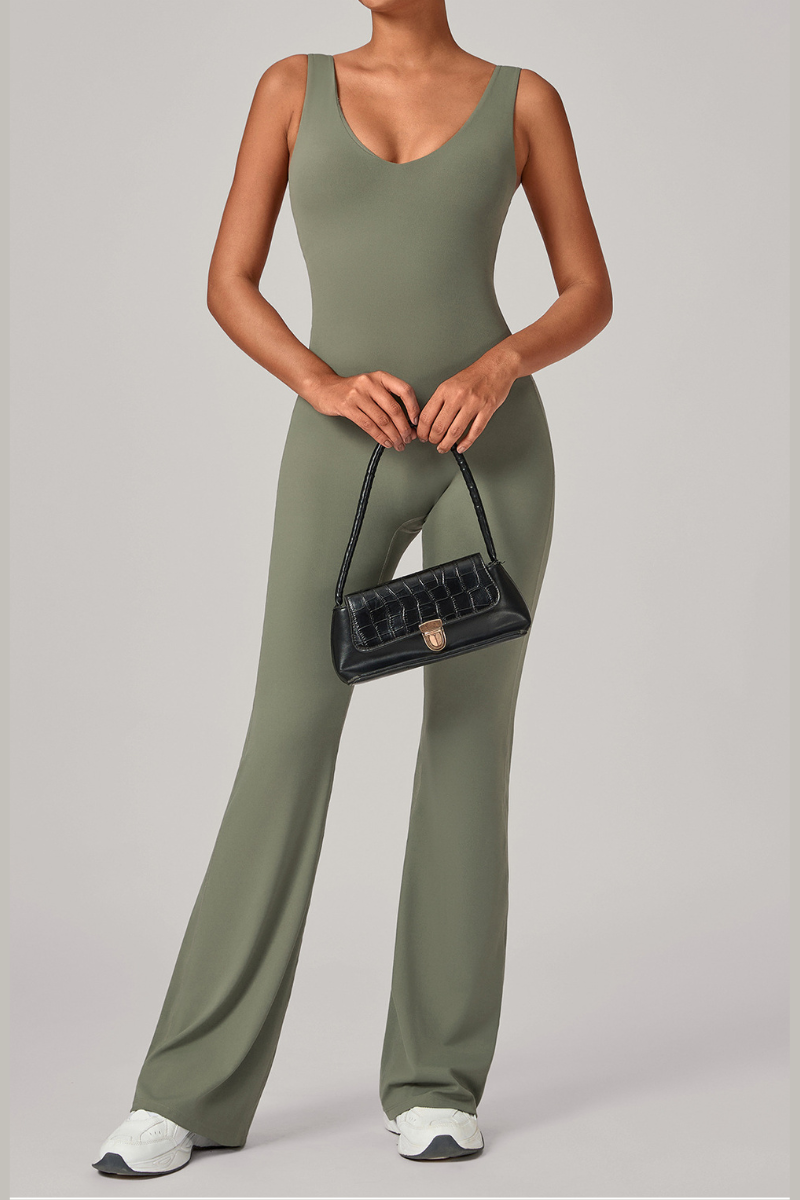 The Effortless Backless Jumpsuit — Women's — AVLETICA