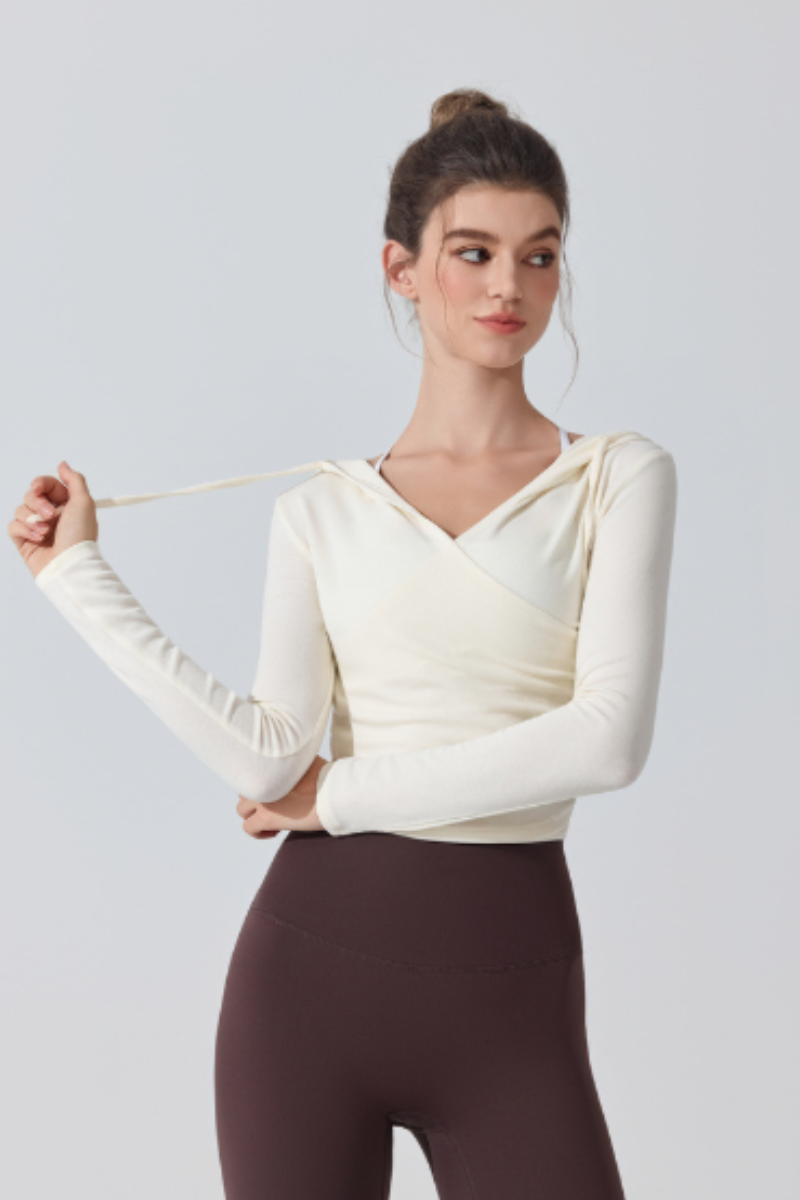 The Poise Wrap Hoodie — AVLETICA