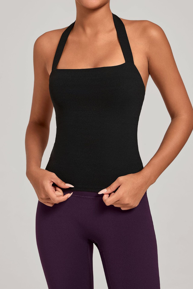 The Effortless Halterneck Top — AVLETICA