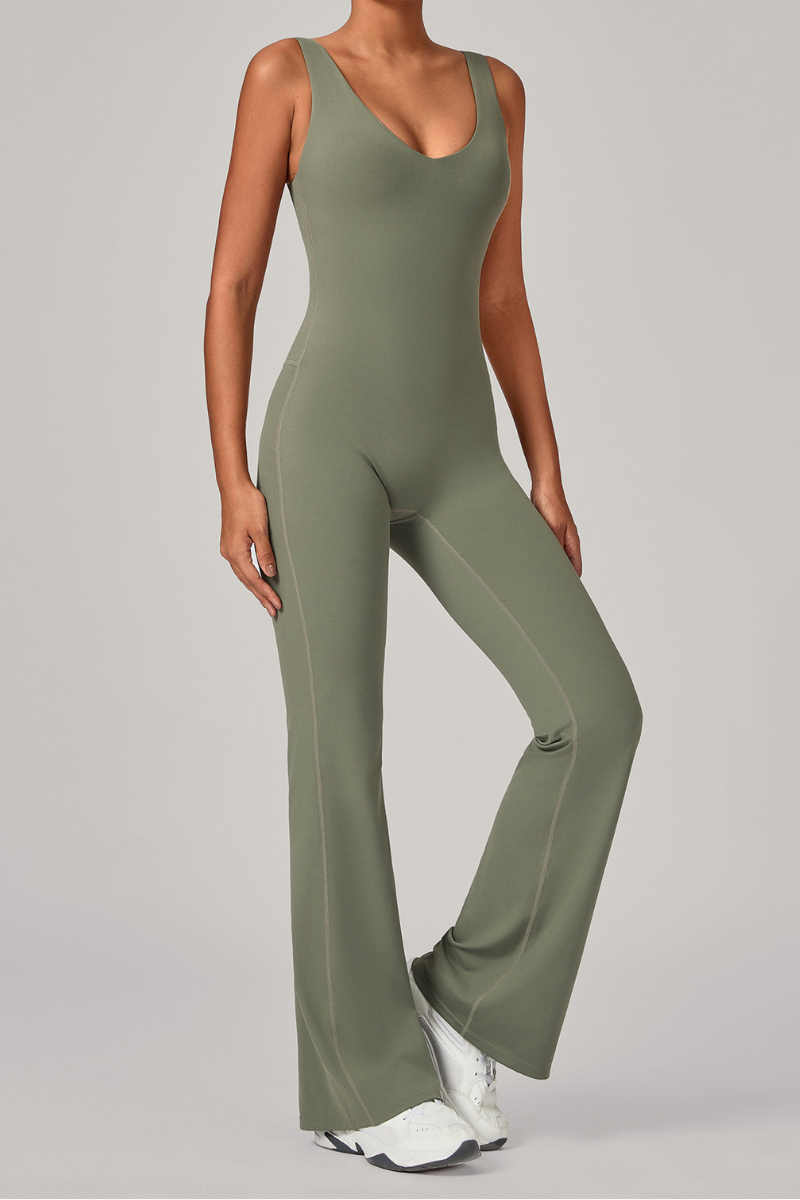 The Effortless Backless Jumpsuit — Women's — AVLETICA