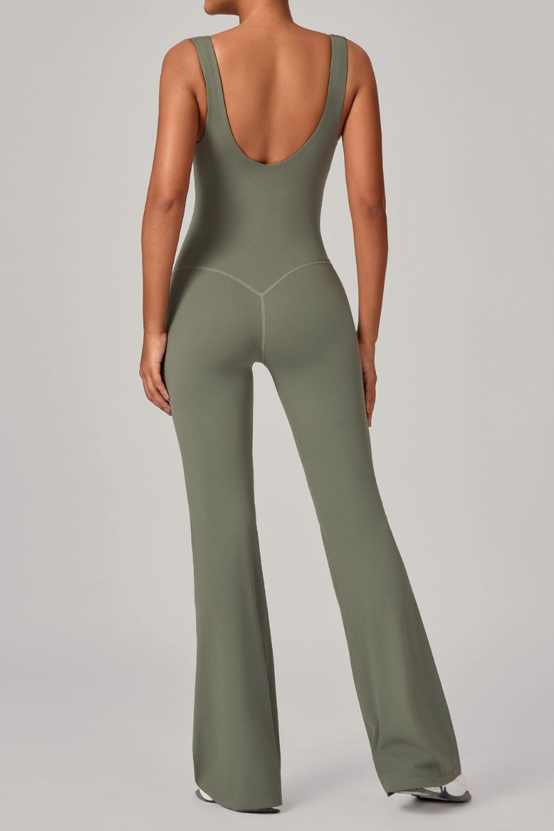 The Effortless Backless Jumpsuit — Women's — AVLETICA