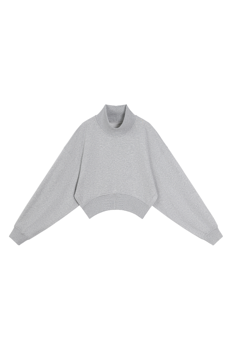 The Off-Duty Cropped Mockneck — AVLETICA