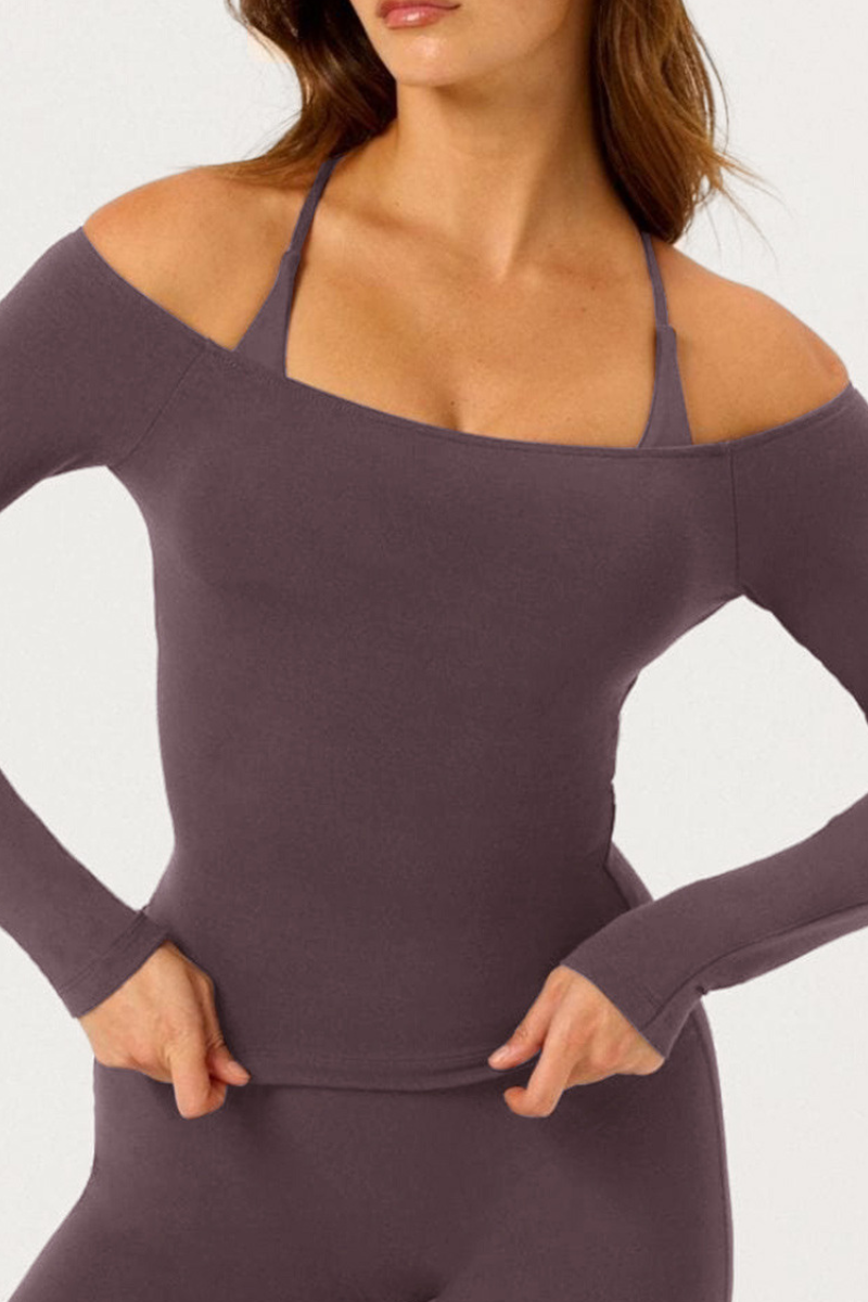 The Studio Layer Cropped Long-Sleeve Top — AVLETICA