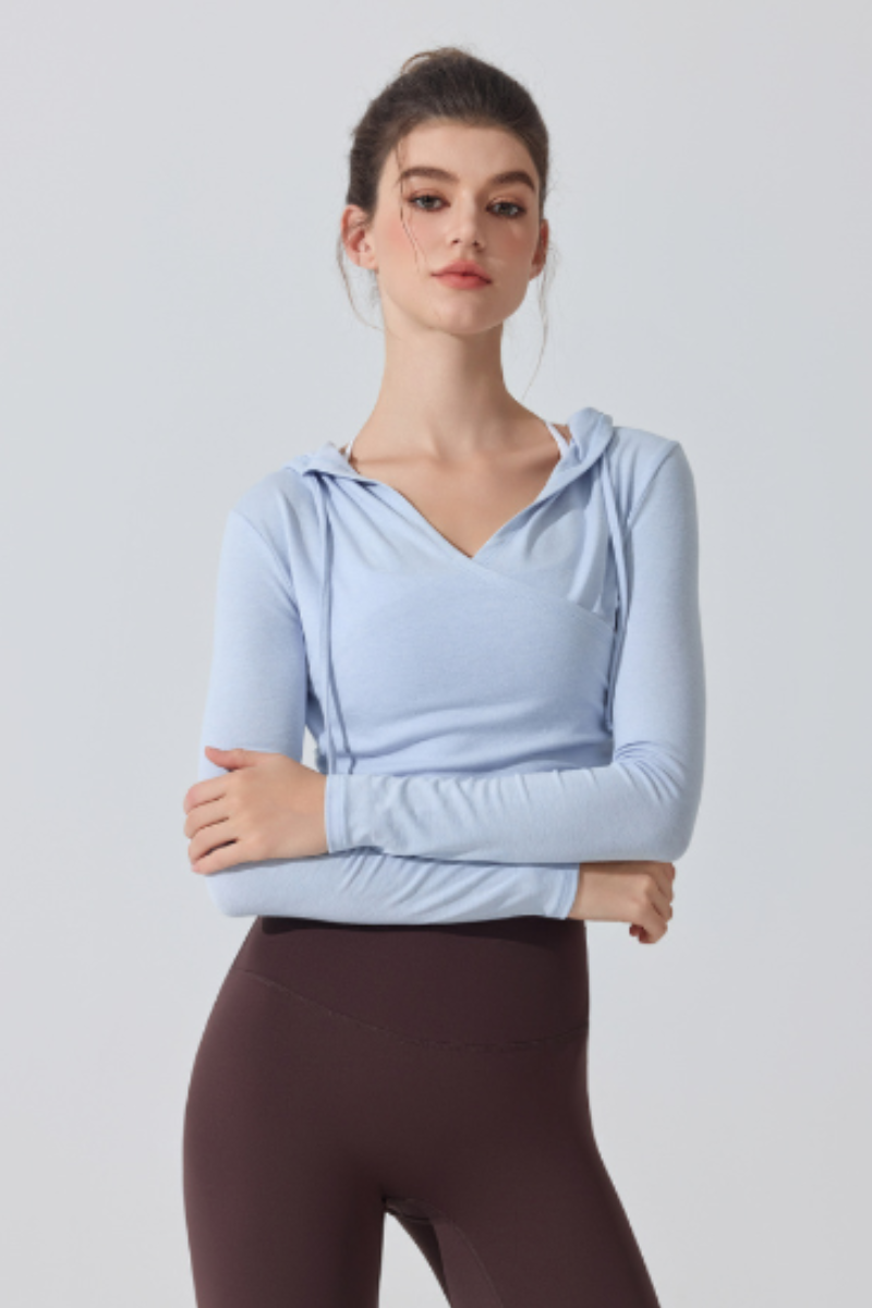 The Poise Wrap Hoodie — AVLETICA