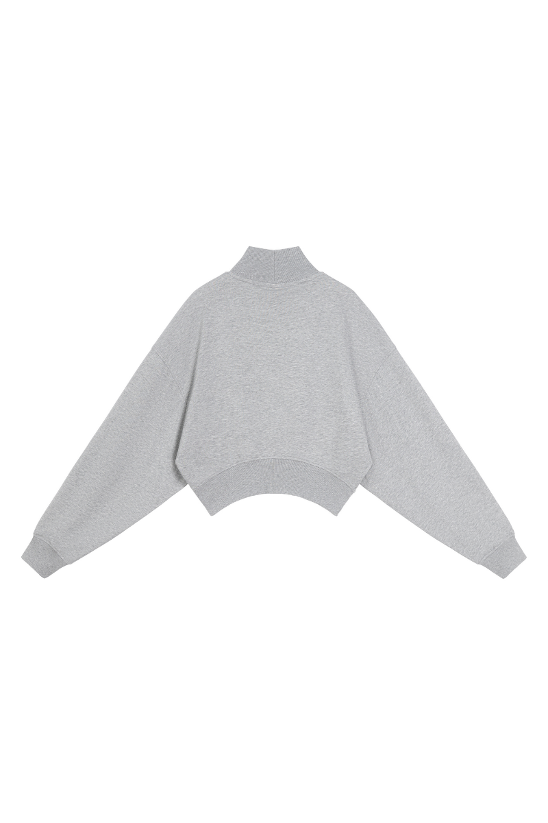 The Off-Duty Cropped Mockneck — AVLETICA