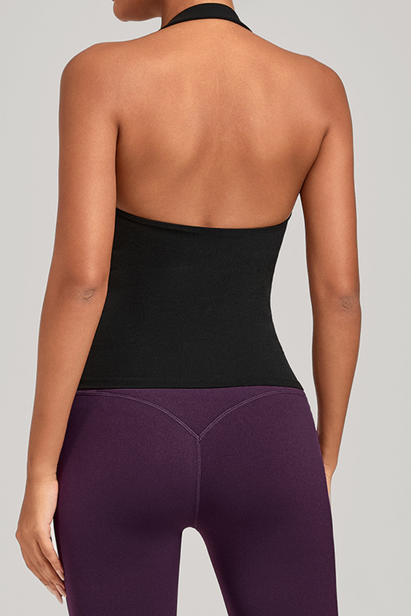 The Effortless Halterneck Top — AVLETICA