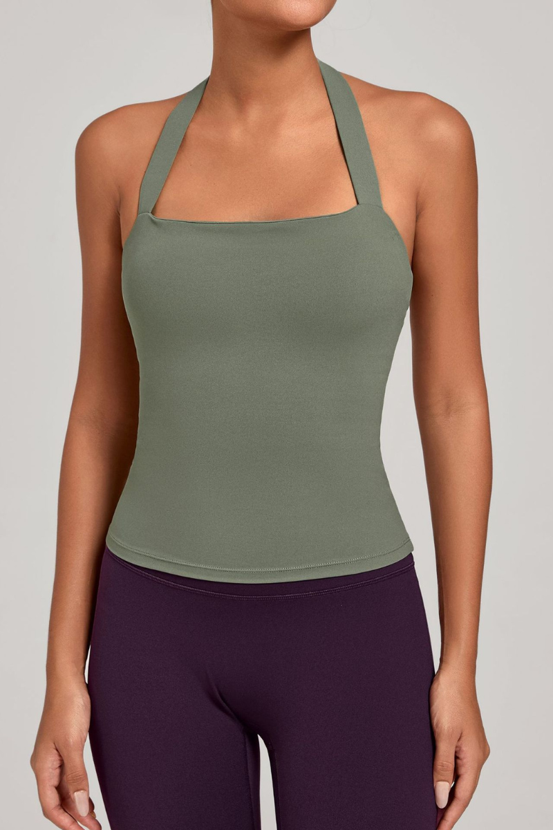 The Effortless Halterneck Top — AVLETICA