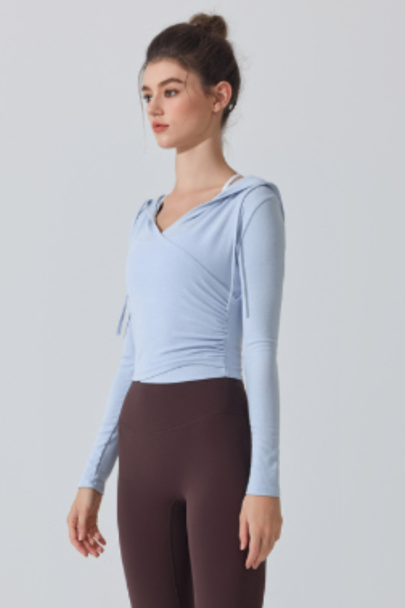 The Poise Wrap Hoodie — AVLETICA