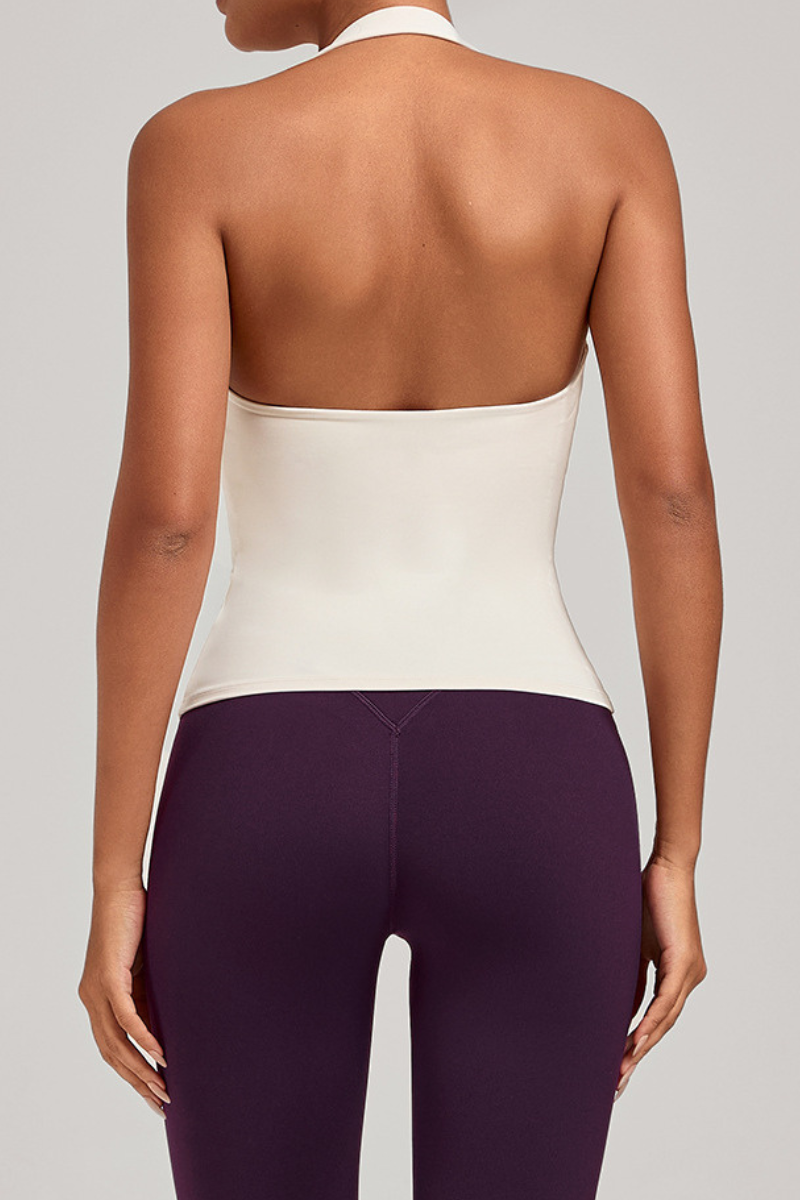 The Effortless Halterneck Top — AVLETICA