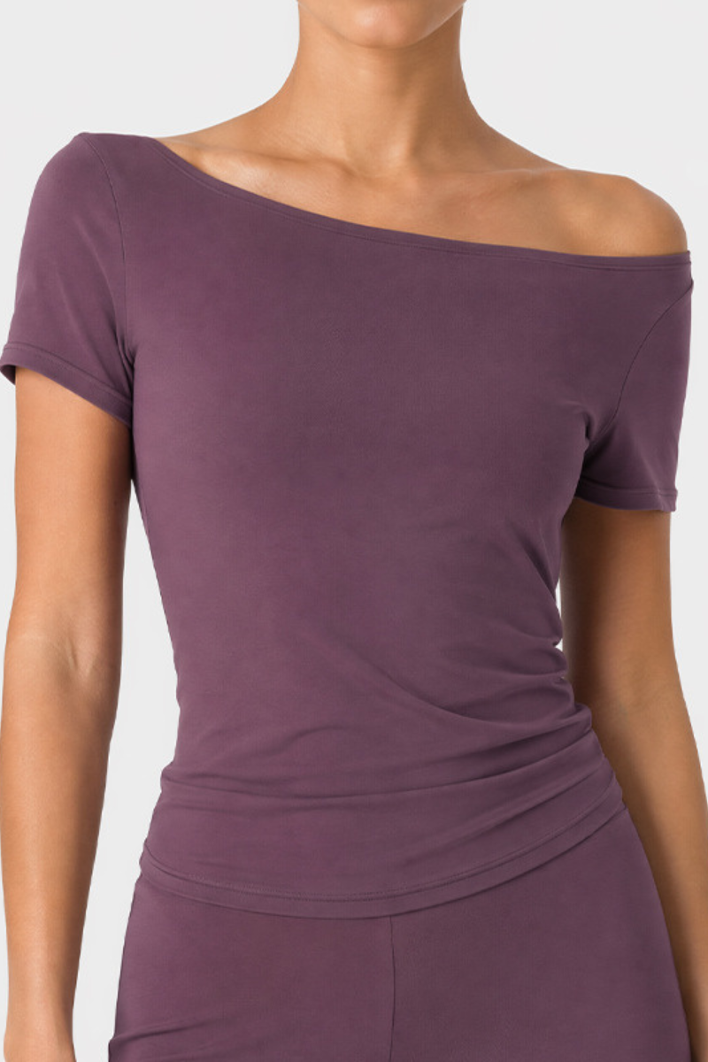 The Studio Layer Asymmetric Off-Shoulder Top — AVLETICA