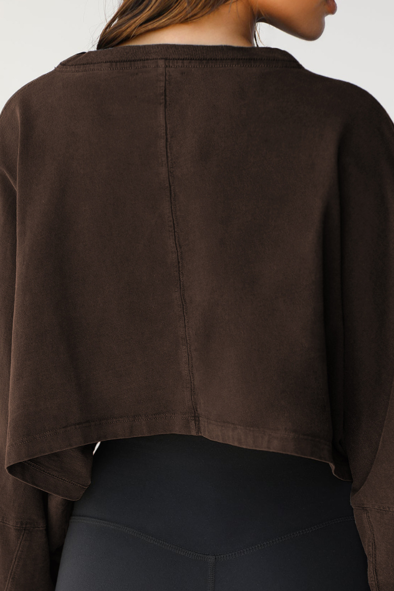 The Studio Layer Long Sleeve Cropped — AVLETICA
