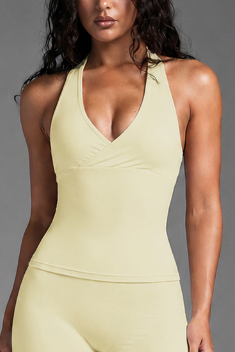 The Silhouette V-Neck Top — AVLETICA