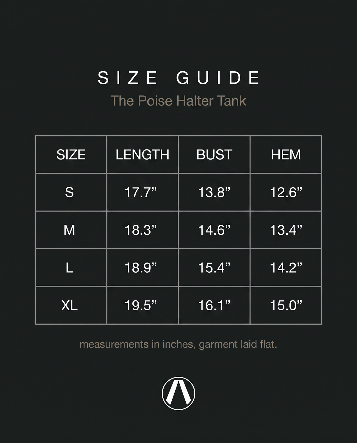 The Poise Halter Tank — AVLETICA