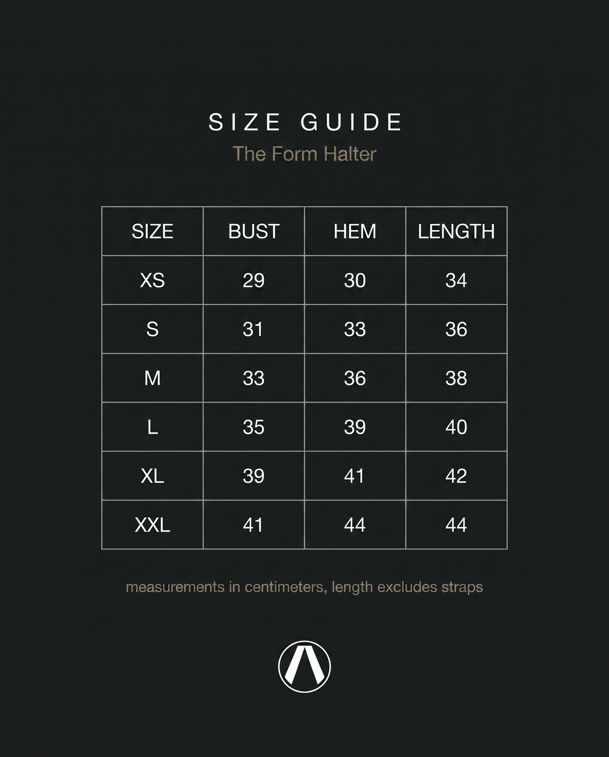 The Form Halter — AVLETICA