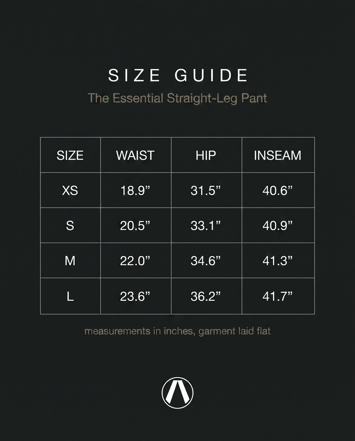 The Essential Straight-Leg Pant — AVLETICA